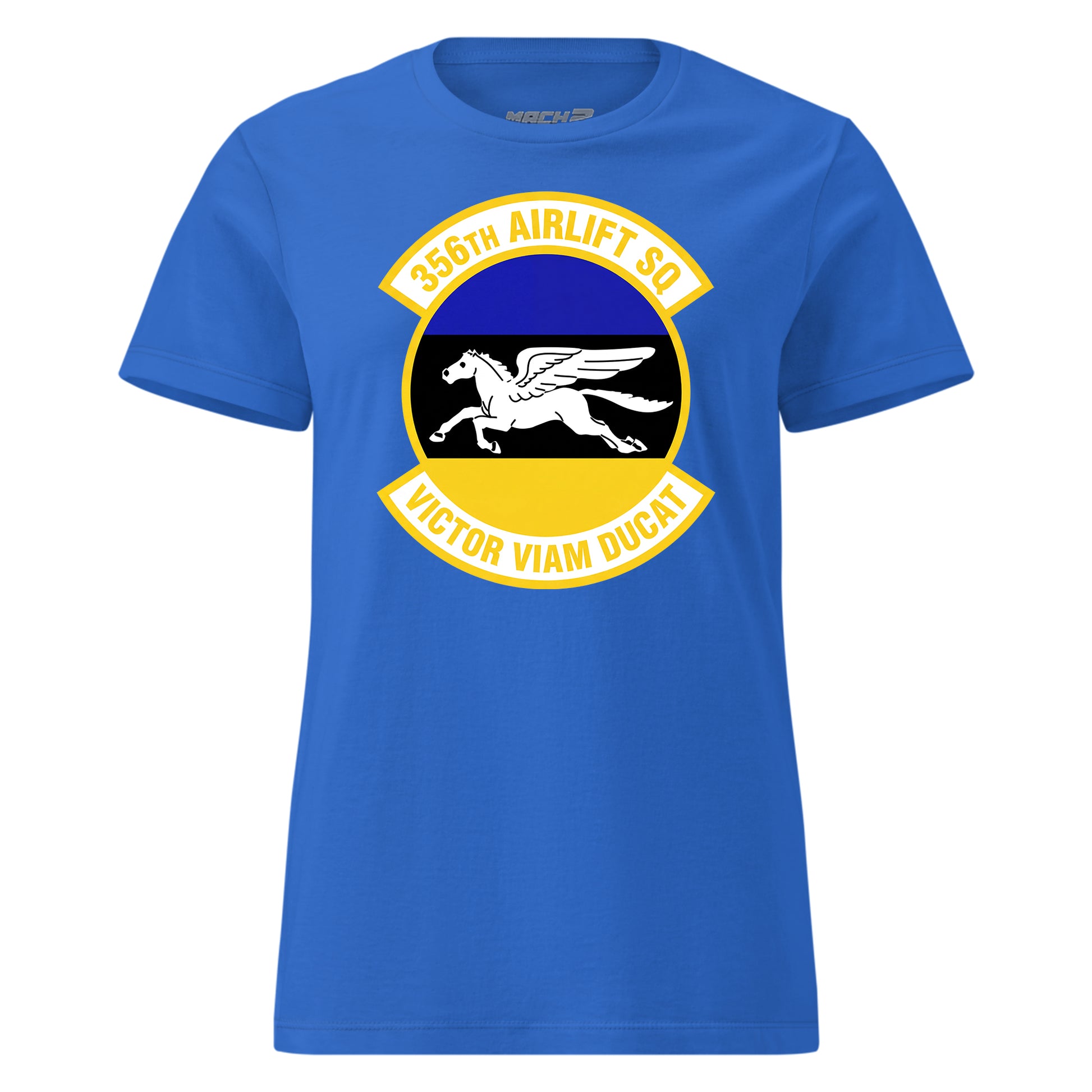 Mach2 Squadron Upload | 356TH AIRLIFT SQUADRON | Womens | Royal | MACH-WOMENS-FRONT-ROYAL.jpg