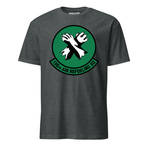 Mach2 Squadron Upload | 106TH AIR REFUELING SQUADRON | T-Shirt | Charcoal Heather | MACH-SHORT-SLEEVE-FRONT-CHARCOAL.jpg