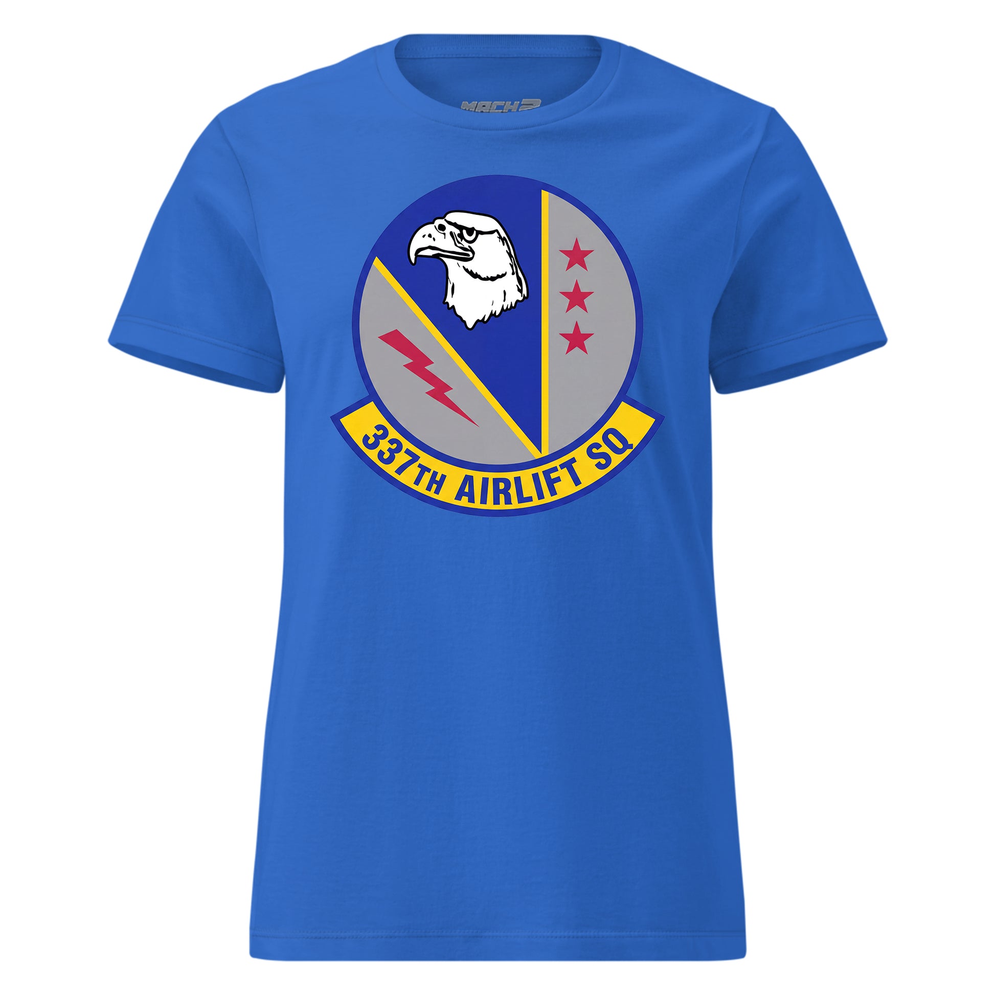 Mach2 Squadron Upload | 337TH AIRLIFT SQUADRON | Womens | Royal | MACH-WOMENS-FRONT-ROYAL.jpg