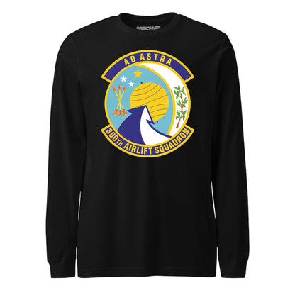 Mach2 Squadron Upload | 300TH AIRLIFT SQUADRON | Long Sleeve | Black | MACH-LONG-SLEEVE-FRONT-BLACK.jpg