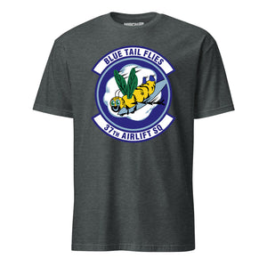 Mach2 Squadron Upload | 37TH AIRLIFT SQUADRON | T-Shirt | Charcoal Heather | MACH-SHORT-SLEEVE-FRONT-CHARCOAL.jpg