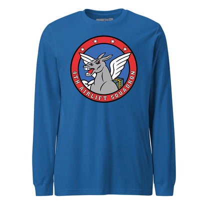 Mach2 Squadron Upload | 4TH AIRLIFT SQUADRON | Long Sleeve | Royal | MACH-LONG-SLEEVE-FRONT-ROYAL.jpg