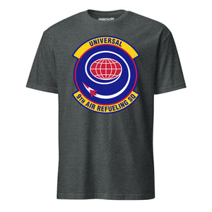 Mach2 Squadron Upload | 9TH AIR REFUELING SQUADRON | T-Shirt | Charcoal Heather | MACH-SHORT-SLEEVE-FRONT-CHARCOAL.jpg
