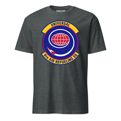 Mach2 Squadron Upload | 9TH AIR REFUELING SQUADRON | T-Shirt | Charcoal Heather | MACH-SHORT-SLEEVE-FRONT-CHARCOAL.jpg