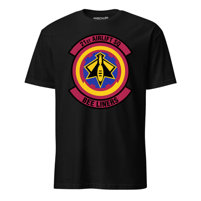Mach2 Squadron Upload | 21ST AIRLIFT SQUADRON | T-Shirt | Black | MACH-SHORT-SLEEVE-FRONT-BLACK.jpg