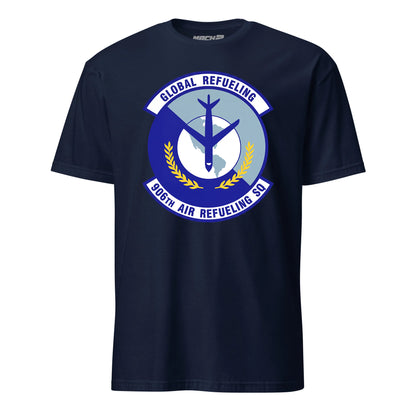 Mach2 Squadron Upload | 906TH AIR REFUELING SQUADRON | T-Shirt | Navy | MACH-SHORT-SLEEVE-FRONT-NAVY.jpg
