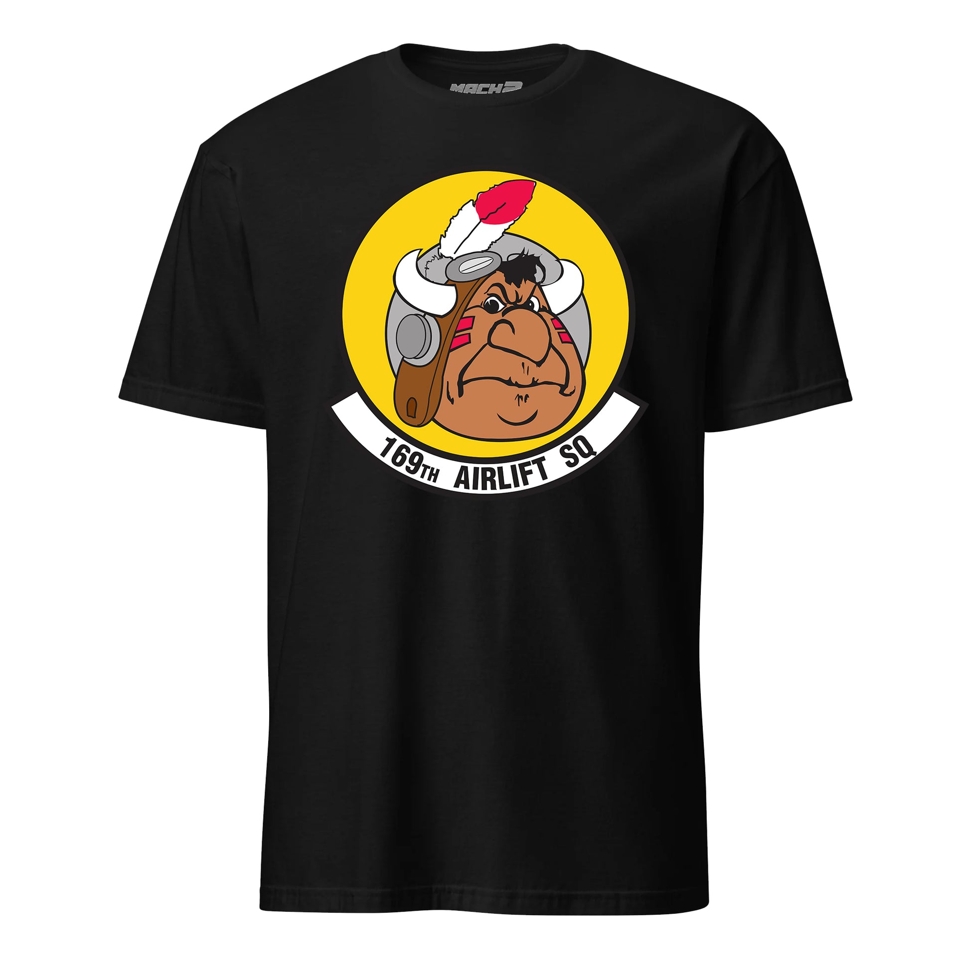 Mach2 Squadron Upload | 169TH AIRLIFT SQUADRON | T-Shirt | Black | MACH-SHORT-SLEEVE-FRONT-BLACK.jpg