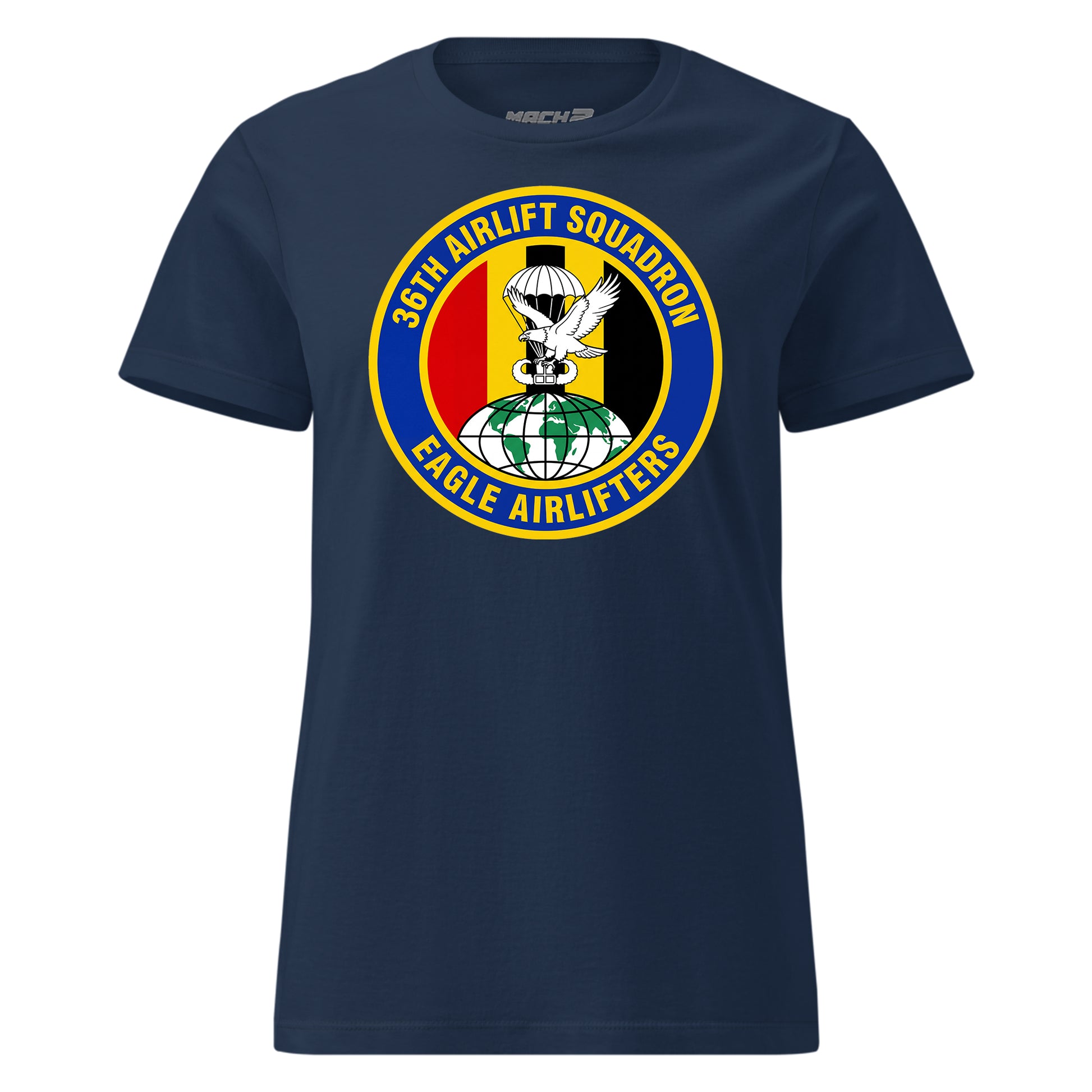 Mach2 Squadron Upload | 36TH AIRLIFT SQUADRON | Womens | Navy | MACH-WOMENS-FRONT-NAVY.jpg