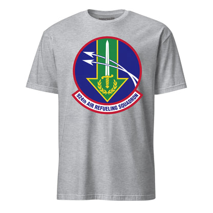Mach2 Squadron Upload | 924TH AIR REFUELING SQUADRON | T-Shirt | Heather Grey | MACH-SHORT-SLEEVE-FRONT-GREY.jpg
