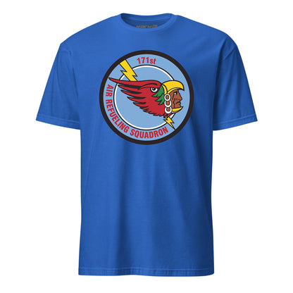 Mach2 Squadron Upload | 171ST AIR REFUELING SQUADRON | T-Shirt | Royal | MACH-SHORT-SLEEVE-FRONT-ROYAL.jpg