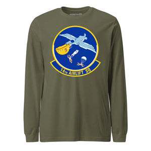 Mach2 Squadron Upload | 14TH AIRLIFT SQUADRON | Long Sleeve | OD Green | MACH-LONG-SLEEVE-FRONT-OD.jpg