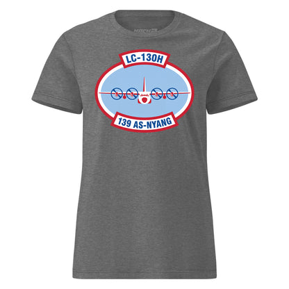 Mach2 Squadron Upload | 139TH AIRLIFT SQUADRON | Womens | Charcoal Heather | MACH-WOMENS-FRONT-CHARCOAL.jpg