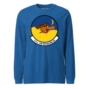 Mach2 Squadron Upload | 117TH AIR REFUELING SQUADRON | Long Sleeve | Royal | MACH-LONG-SLEEVE-FRONT-ROYAL.jpg