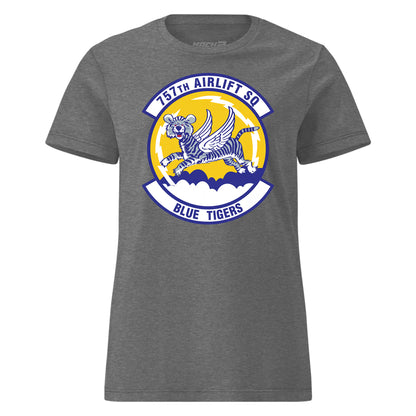 Mach2 Squadron Upload | 757TH AIRLIFT SQUADRON | Womens | Charcoal Heather | MACH-WOMENS-FRONT-CHARCOAL.jpg
