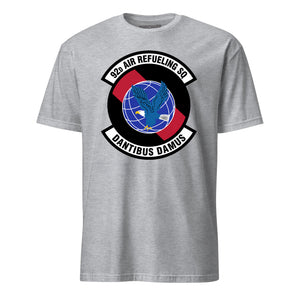 Mach2 Squadron Upload | 92ND AIR REFUELING SQUADRON | T-Shirt | Heather Grey | MACH-SHORT-SLEEVE-FRONT-GREY.jpg