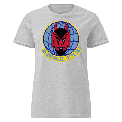 Mach2 Squadron Upload | 50TH AIR REFUELING SQUADRON | Womens | Heather Grey | MACH-WOMENS-FRONT-GREY.jpg