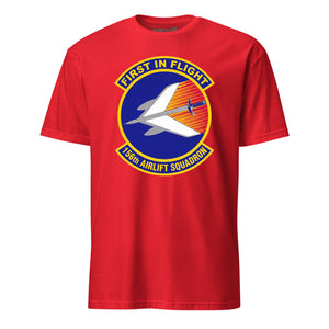 Mach2 Squadron Upload | 156TH AIRLIFT SQUADRON | T-Shirt | Red | MACH-SHORT-SLEEVE-FRONT-RED.jpg