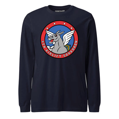 Mach2 Squadron Upload | 4TH AIRLIFT SQUADRON | Long Sleeve | Navy | MACH-LONG-SLEEVE-FRONT-NAVY.jpg