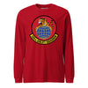 535th Airlift Squadron Long Sleeve T-Shirt - Red