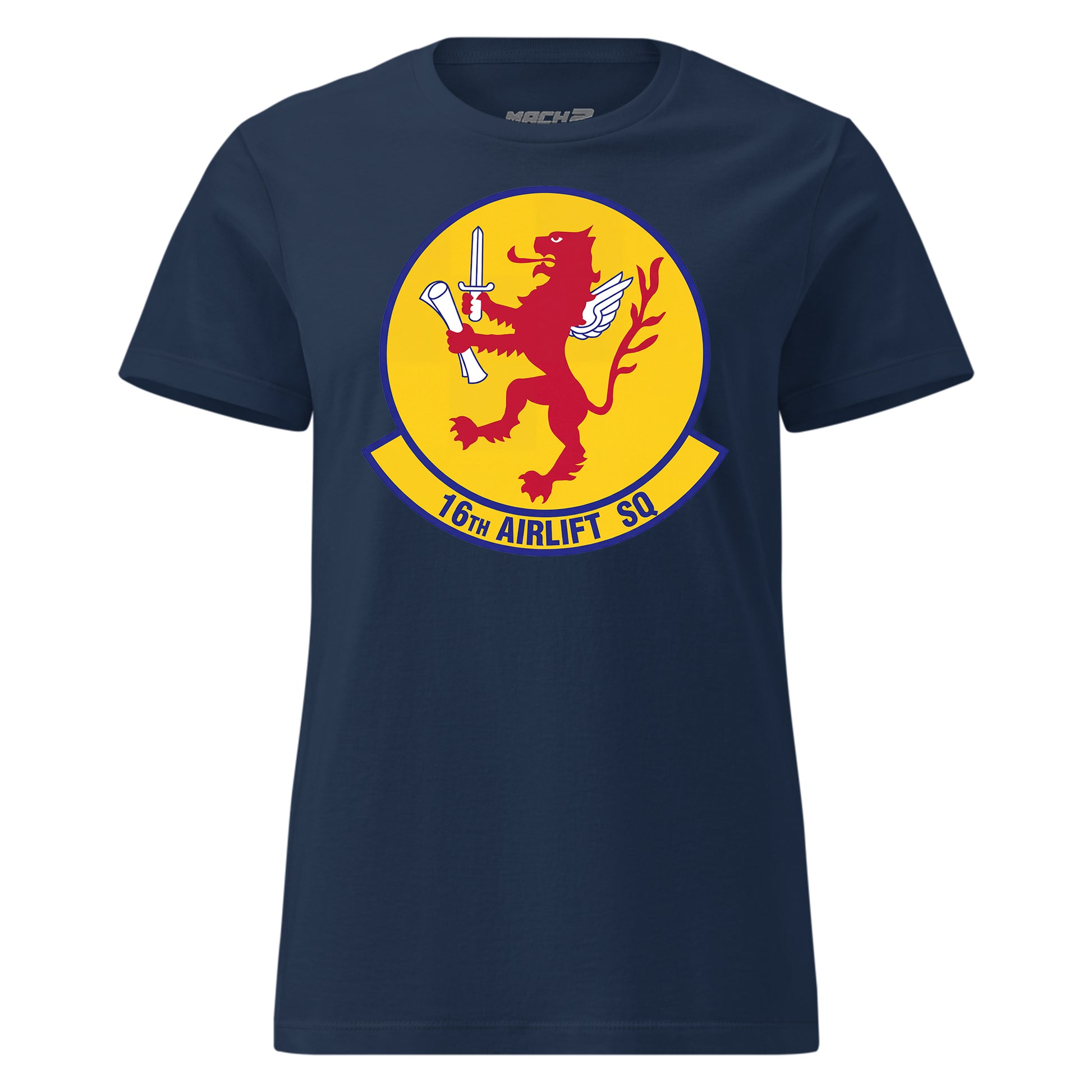 Mach2 Squadron Upload | 16TH AIRLIFT SQUADRON | Womens | Navy | MACH-WOMENS-FRONT-NAVY.jpg