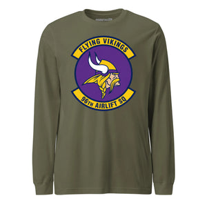 Mach2 Squadron Upload | 96TH AIRLIFT SQUADRON | Long Sleeve | OD Green | MACH-LONG-SLEEVE-FRONT-OD.jpg