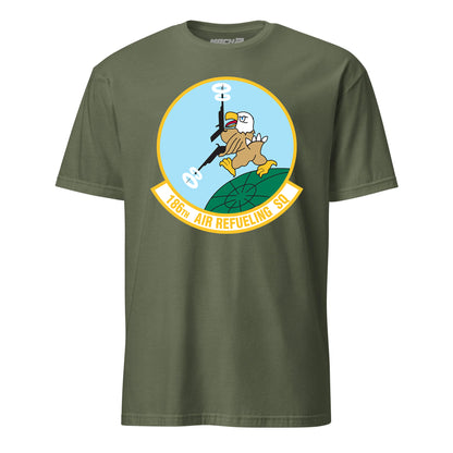Mach2 Squadron Upload | 186TH AIRLIFT SQUADRON | T-Shirt | OD Green | MACH-SHORT-SLEEVE-FRONT-OD.jpg