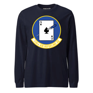 Mach2 Squadron Upload | 116TH AIR REFUELING SQUADRON | Long Sleeve | Navy | MACH-LONG-SLEEVE-FRONT-NAVY.jpg