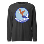 Mach2 Squadron Upload | 70TH AIR REFUELING SQUADRON | Long Sleeve | Charcoal Heather | MACH-LONG-SLEEVE-FRONT-CHARCOAL.jpg