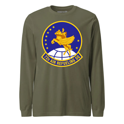 Mach2 Squadron Upload | 72ND AIR REFUELING SQUADRON | Long Sleeve | OD Green | MACH-LONG-SLEEVE-FRONT-OD.jpg