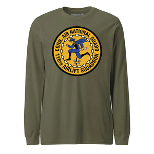 Mach2 Squadron Upload | 118TH AIRLIFT SQUADRON | Long Sleeve | OD Green | MACH-LONG-SLEEVE-FRONT-OD.jpg