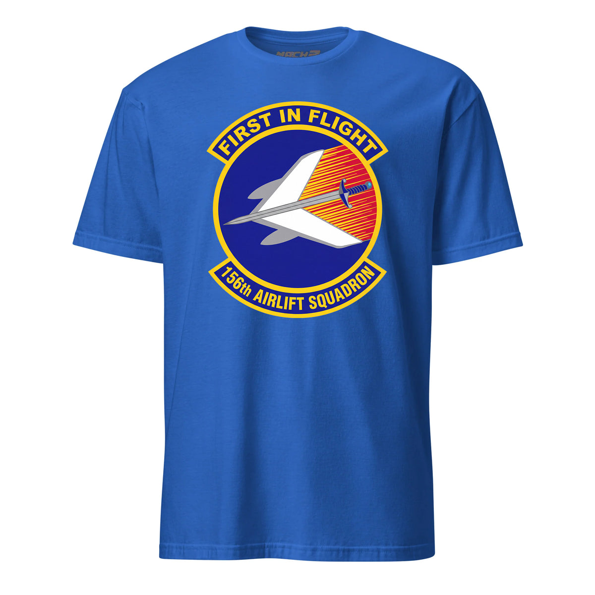Mach2 Squadron Upload | 156TH AIRLIFT SQUADRON | T-Shirt | Royal | MACH-SHORT-SLEEVE-FRONT-ROYAL.jpg
