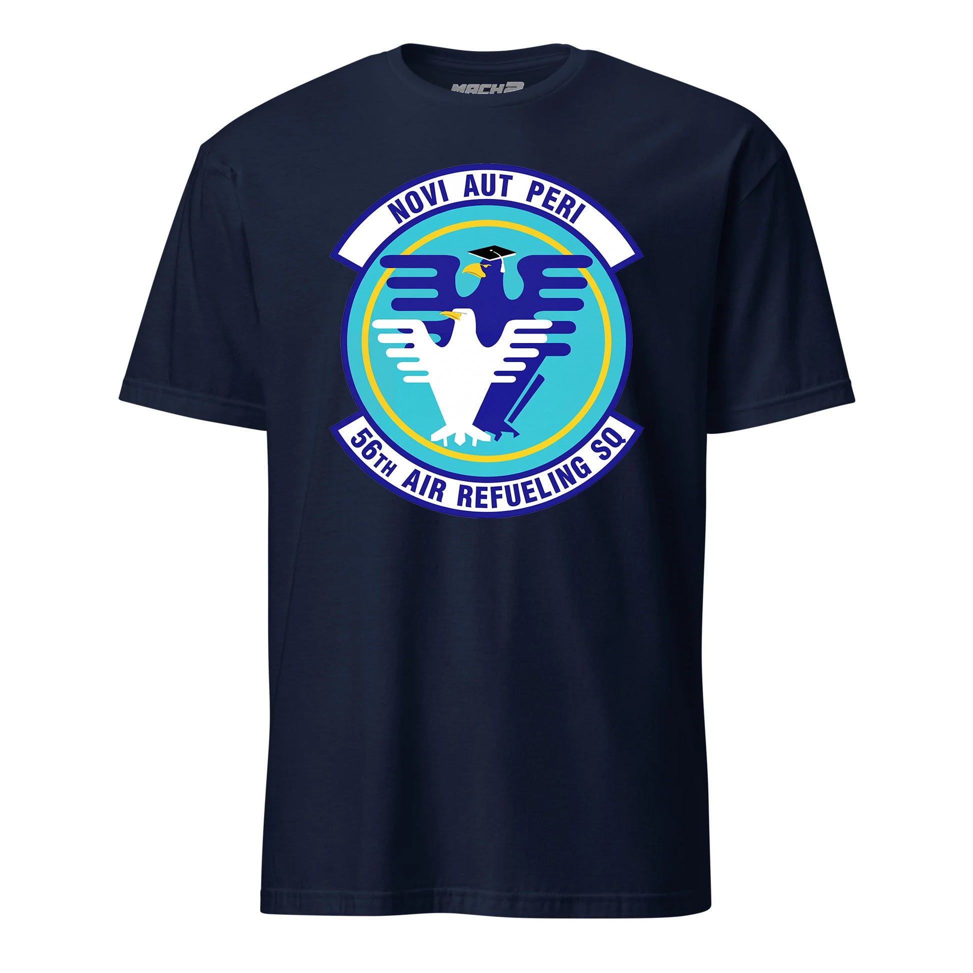 Mach2 Squadron Upload | 56TH AIR REFUELING SQUADRON | T-Shirt | Navy | MACH-SHORT-SLEEVE-FRONT-NAVY.jpg