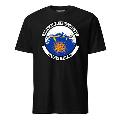 Mach2 Squadron Upload | 909TH AIR REFUELING SQUADRON | T-Shirt | Black | MACH-SHORT-SLEEVE-FRONT-BLACK.jpg