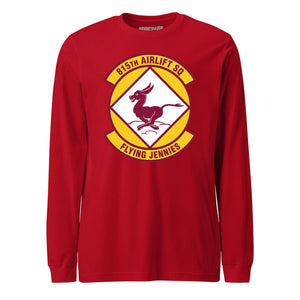 Mach2 Squadron Upload | 815TH AIRLIFT SQUADRON | Long Sleeve | Red | MACH-LONG-SLEEVE-FRONT-RED.jpg