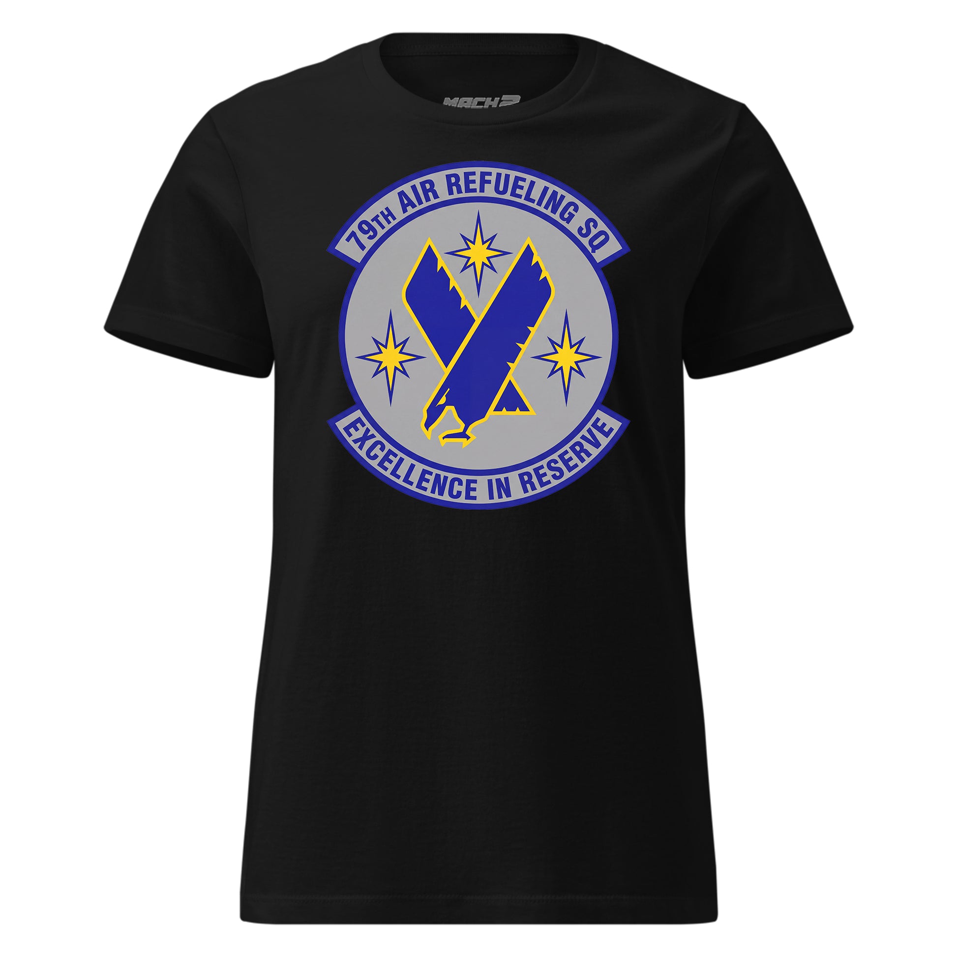 Mach2 Squadron Upload | 79TH AIR REFUELING SQUADRON | Womens | Black | MACH-WOMENS-FRONT-BLACK.jpg