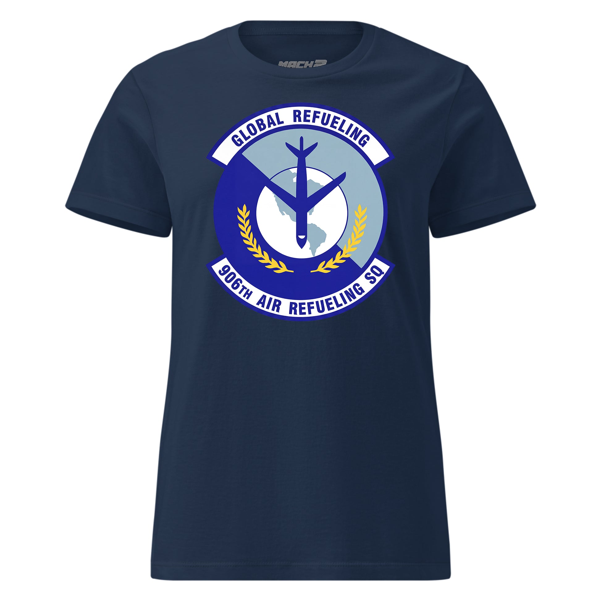 Mach2 Squadron Upload | 906TH AIR REFUELING SQUADRON | Womens | Navy | MACH-WOMENS-FRONT-NAVY.jpg