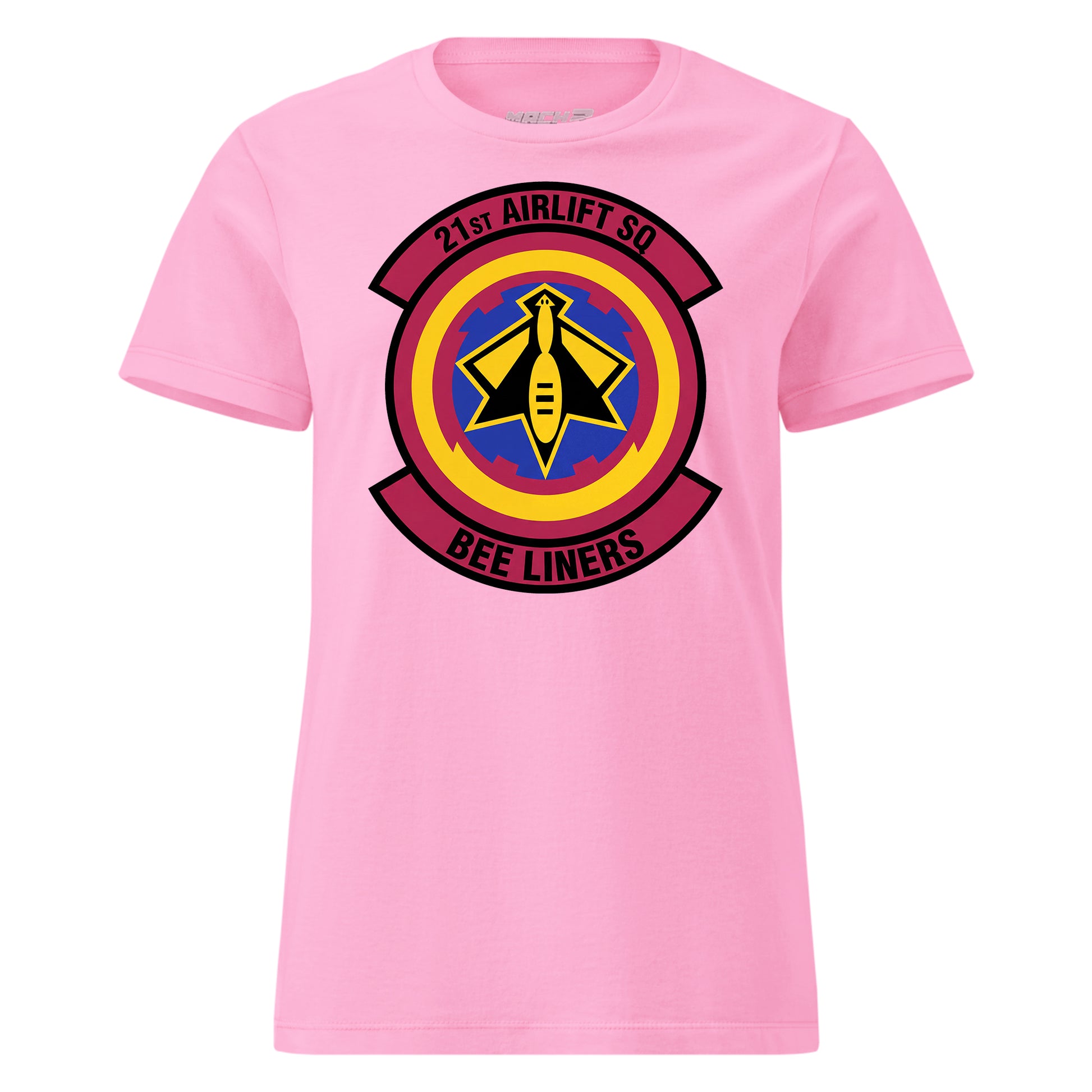 Mach2 Squadron Upload | 21ST AIRLIFT SQUADRON | Womens | Pink | MACH-WOMENS-FRONT-PINK.jpg