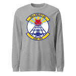 Mach2 Squadron Upload | 99TH AIRLIFT SQUADRON | Long Sleeve | Heather Grey | MACH-LONG-SLEEVE-FRONT-GREY.jpg