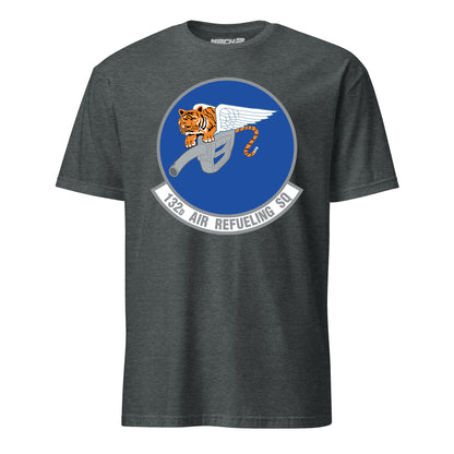 Mach2 Squadron Upload | 132ND AIR REFUELING SQUADRON | T-Shirt | Charcoal Heather | MACH-SHORT-SLEEVE-FRONT-CHARCOAL.jpg