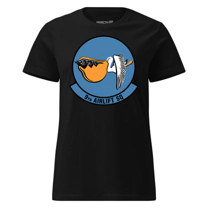 Mach2 Squadron Upload | 9TH AIRLIFT SQUADRON | Womens | Black | MACH-WOMENS-FRONT-BLACK.jpg