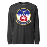 Mach2 Squadron Upload | 700TH AIRLIFT SQUADRON | Long Sleeve | Charcoal Heather | MACH-LONG-SLEEVE-FRONT-CHARCOAL.jpg