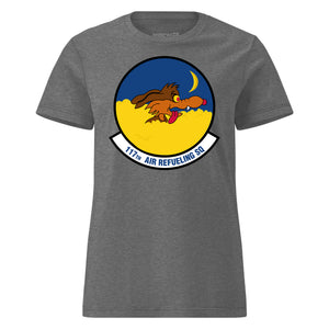 Mach2 Squadron Upload | 117TH AIR REFUELING SQUADRON | Womens | Charcoal Heather | MACH-WOMENS-FRONT-CHARCOAL.jpg
