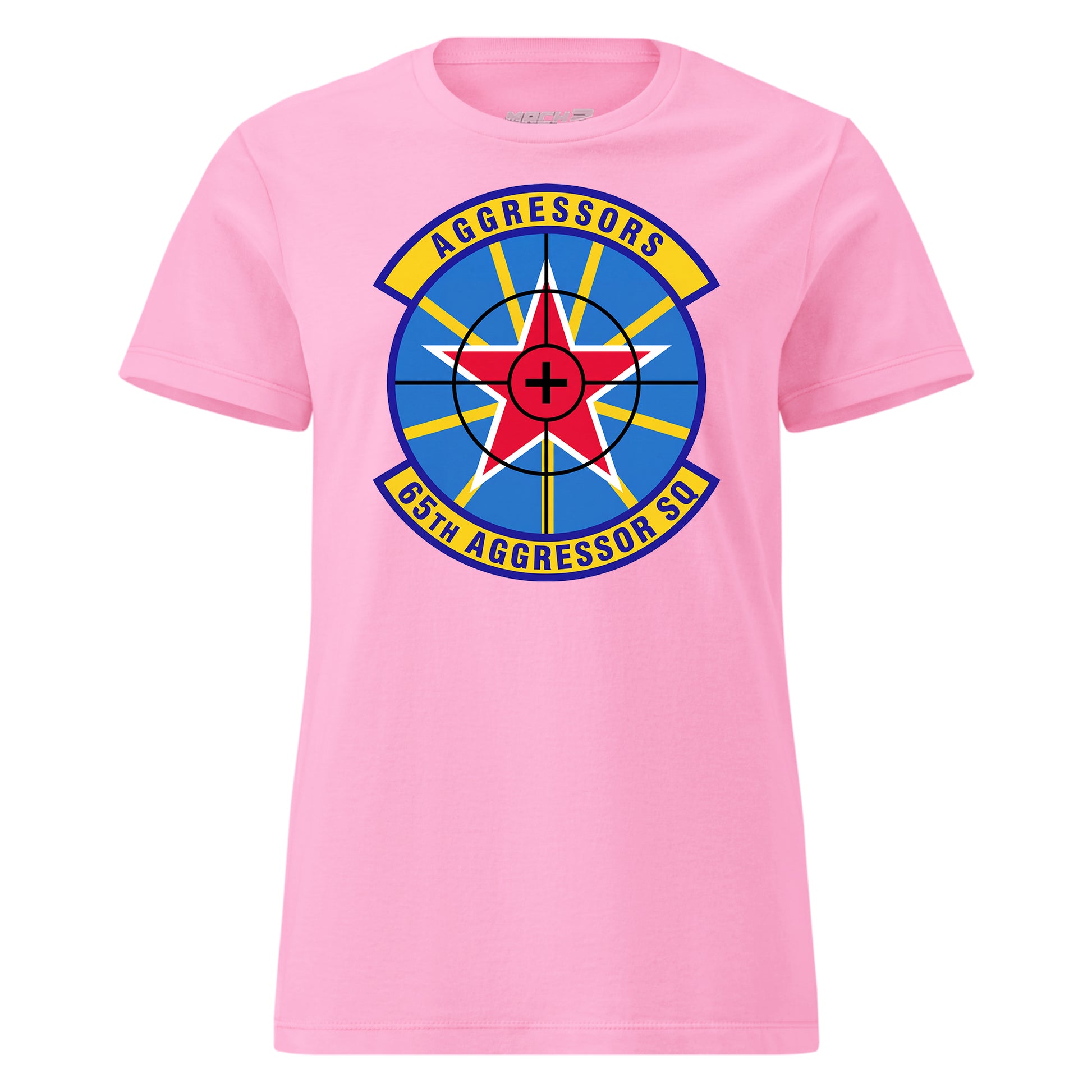 Mach2 Squadron Upload | 65TH AGGRESSOR SQUADRON | Womens | Pink | MACH-WOMENS-FRONT-PINK.jpg