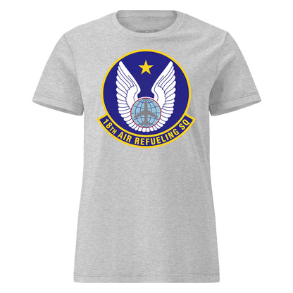 Mach2 Squadron Upload | 18TH AIR REFUELING SQUADRON | Womens | Heather Grey | MACH-WOMENS-FRONT-GREY.jpg