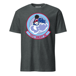 Mach2 Squadron Upload | 137TH AIRLIFT SQUADRON | T-Shirt | Charcoal Heather | MACH-SHORT-SLEEVE-FRONT-CHARCOAL.jpg