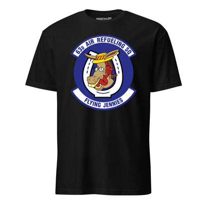 Mach2 Squadron Upload | 63RD AIR REFUELING SQUADRON | T-Shirt | Black | MACH-SHORT-SLEEVE-FRONT-BLACK.jpg