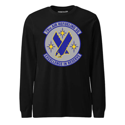 Mach2 Squadron Upload | 79TH AIR REFUELING SQUADRON | Long Sleeve | Black | MACH-LONG-SLEEVE-FRONT-BLACK.jpg