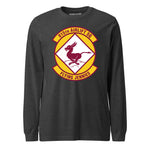 Mach2 Squadron Upload | 815TH AIRLIFT SQUADRON | Long Sleeve | Charcoal Heather | MACH-LONG-SLEEVE-FRONT-CHARCOAL.jpg