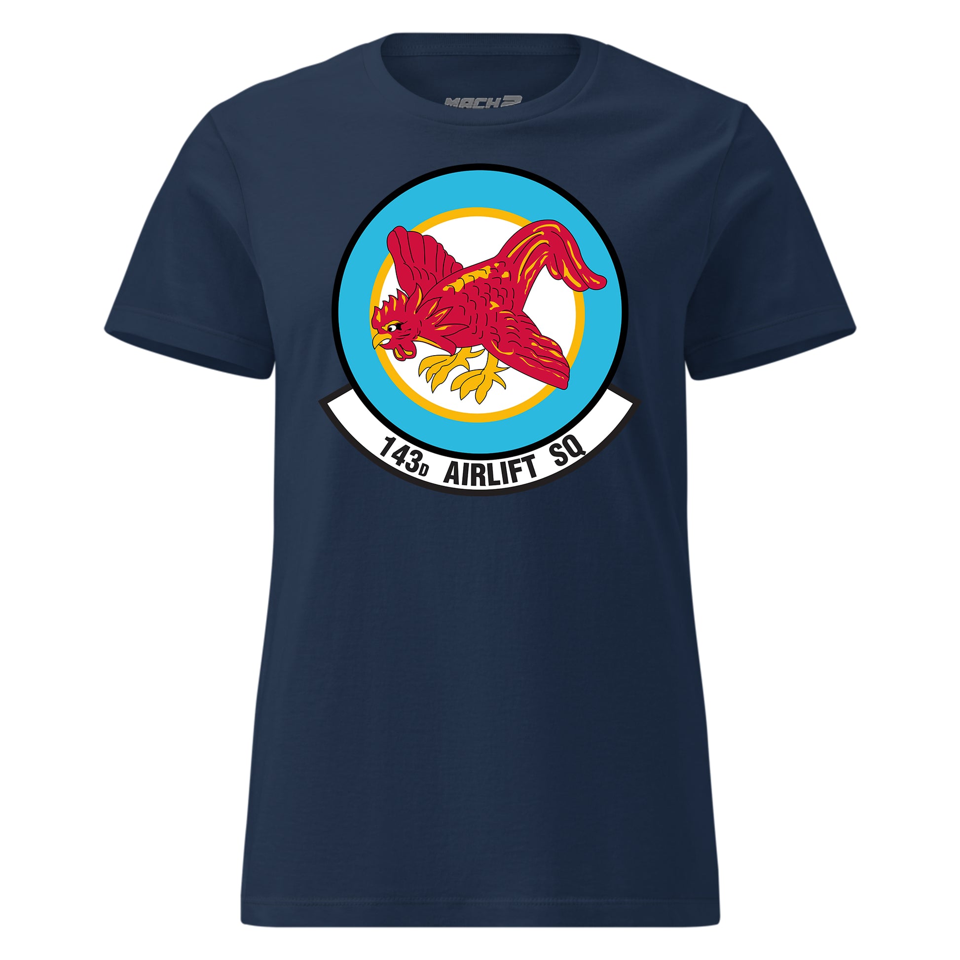 Mach2 Squadron Upload | 143RD AIRLIFT SQUADRON | Womens | Navy | MACH-WOMENS-FRONT-NAVY.jpg