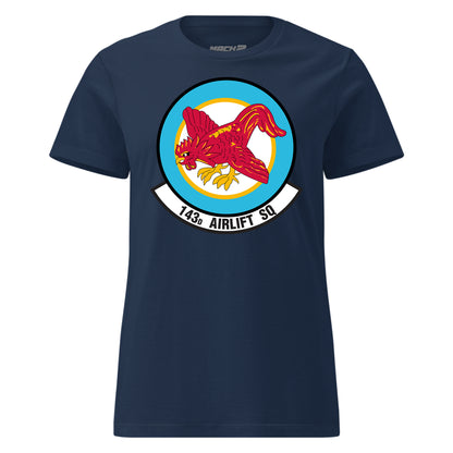 Mach2 Squadron Upload | 143RD AIRLIFT SQUADRON | Womens | Navy | MACH-WOMENS-FRONT-NAVY.jpg